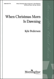 When Christmas Morn Is Dawning SATB choral sheet music cover Thumbnail